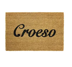 Croeso Latex Coir Doormat 40x60cm