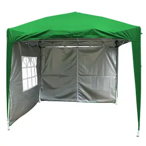 SunDaze Green Side Panel with Zipper for 2x2M Pop Up Gazebo Tent 1 Piece