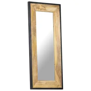 Berkfield Mirror 110x50 cm Solid Mango Wood