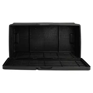 URBN GARDEN 350L Outdoor Patio Anthracite Plastic Garden Storage Box With Handles & Wheels