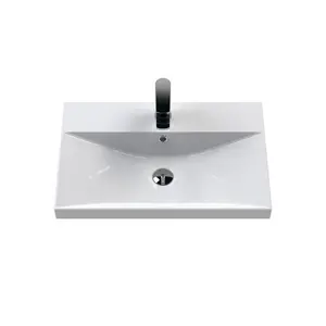 Urban 610mm Wall Hung Single Vanity Unit Satin Anthracite