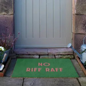 No Riff Raff Doormat (90 x 60cm)