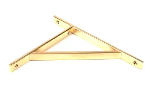 Polished Brass Chalfont Shelf Bracket (260mm x 200mm)