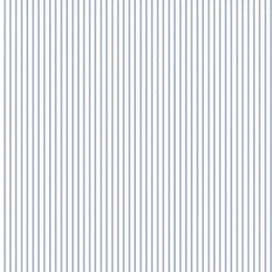 Galerie Pretty Prints Dark Blue Ticking Stripe Wallpaper Roll