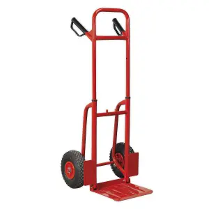 Sealey Folding Sack Truck Tubular Steel With Pneumatic Tyres 200kg CST801