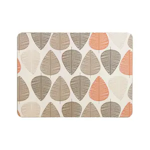 Maison by Premier Orange Leaf Placemats - Set of 4