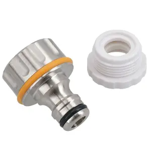 Hozelock Outdoor Garden Tap Hose Threaded Tap Connector 3/4in - 1/2in 5pc