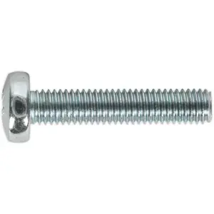 50 Pack of M5 x 25mm Pozi Pan Head Machine Screws - DIN 7985Z