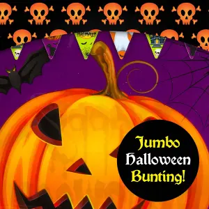 Halloween Bunting, Halloween Decorations, Spooky Party Decorations