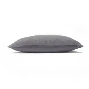 Essentials Twilight Textured Weave Piped Feather Filled Cushion