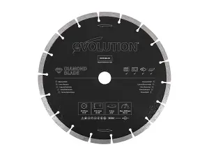 High-Performance Evolution Diamond Blade 255mm for Concrete and Masonry Cutting