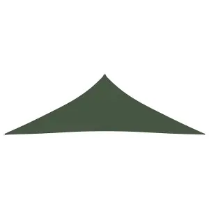 Berkfield Sunshade Sail 160 g/m2 Dark Green 3.5x3.5x4.9 m HDPE