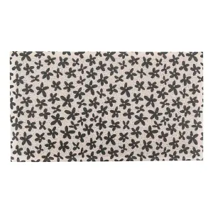 Navy Flower Doormat (70 x 40cm)