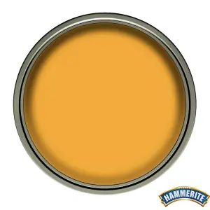 Hammerite Direct to Metal Paint Smooth Yellow 750ml