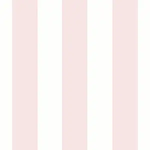 Sassy B Pink Stripe Mica effect Embossed Wallpaper