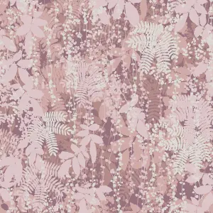 Clarissa Hulse Canopy Antique Rose & White Smooth Wallpaper