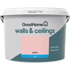 GoodHome Walls & ceilings Sakai Matt Emulsion paint, 2.5L