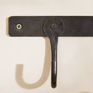 Traditional Style Olsen Hand-Forged Clothes Hanger Wall Hooks