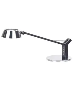 Metal LED Desk Lamp with USB Port Silver CHAMAELEON