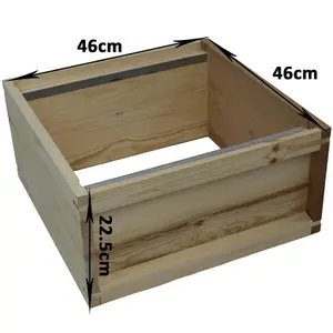 National Bee Hive Pine Brood Box New Beekeeping Beehive