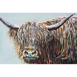 Woolly Highland I - Wrapped Canvas Painting 51cm H x 76cm W x 3.8cm D