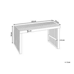 Garden Table Wood Light Wood BELLANO