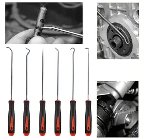 Autojack Long Reach Precision Hook & Pick Tool Set 6 Pieces