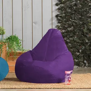 Veeva Kids Indoor Outdoor Bean Bag Gaming Chair Purple