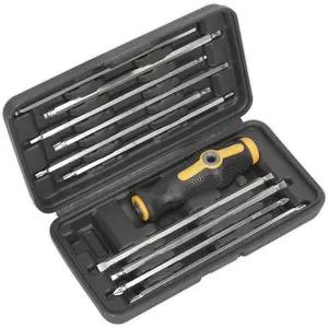 Versatile 20-in-1 T Bar Screwdriver Set with Long Bits and Storage Case