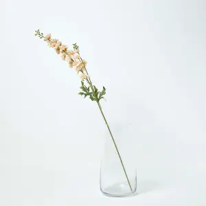 Homescapes Peach Stock Flower Spray Single Stem 87 cm