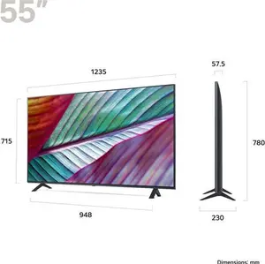 55" LG 55UR75006LK Smart 4K Ultra HD HDR LED TV