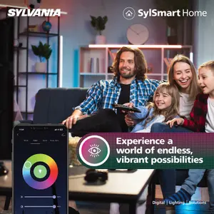 Sylvania Sylsmart SylSpot Colour & Tunable White IP44 Smart Integrated LED Downlight