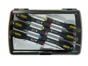 STANLEY 0-65-492 FatMax Precision Screwdriver Set, 6 Piece STA065492