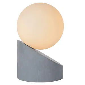 Lucide Len Modern Table Lamp 10cm - 1xG9 - Grey