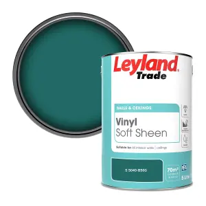 Leyland Trade Vinyl Soft Sheen Walls & Ceilings Emulsion Paint (S 5040-B50G) - 5L