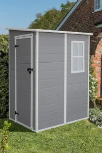 5x4 Foot Plastic Garden Storage Shed