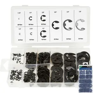 BlueSpot 300pc Assorted DIY Workshop Storage Automotive E Clip Set