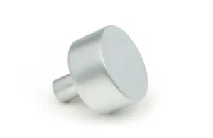 From The Anvil Satin Chrome Kelso Cabinet Knob - 32mm (No rose)