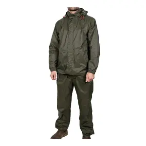 Timco - Rain Jacket & Trousers - Green (Size Medium - 1 Each)