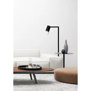 Lucide Lesley Modern Floor Reading Lamp - 1xGU10 - Black