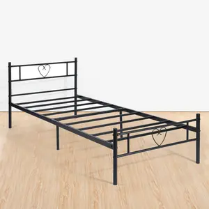 Aaru Bed Frame Black / Single (3')