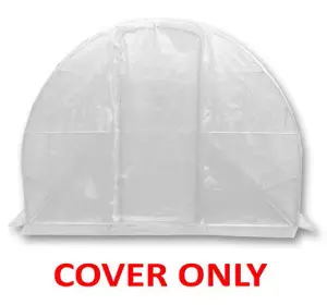 4m x 3m (13' x 10' approx) Pro+ White Polytunnel Replacement Cover