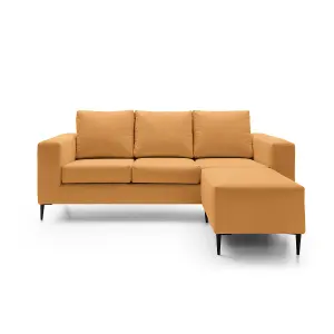 Capri Reversible Corner Sofa in Saffron