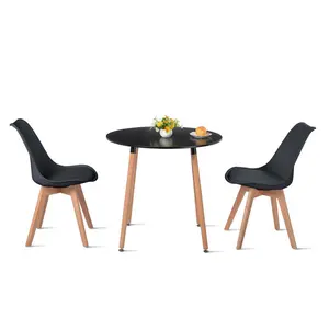 Workington 4 - Person Dining Set Black