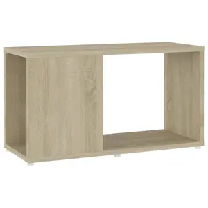 Berkfield TV Cabinet Sonoma Oak 60x24x32cm Engineered Wood