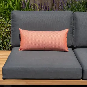 Agora Scala Coral Bolster Scatter Cushion  - 60cm x 30cm