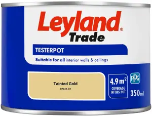 Leyland Trade Vinyl Matt Walls & Ceilings Emulsion Paint Tainted Gold (PPG11-02) 350ml Tester