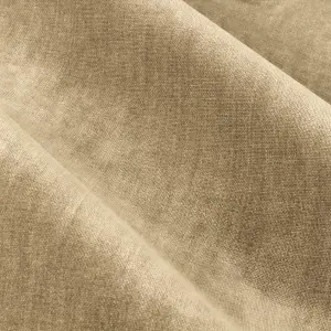 Yard Heavy Chenille Velvet Eyelet Curtains, Natural