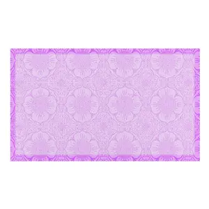 Lilac Flower Pattern Indoor & Outdoor Doormat - 70x40cm