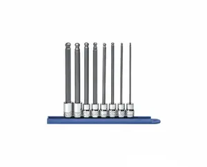 Gearwrench 8Pc Drive Metric Long Ball Hex Bit Socket Set